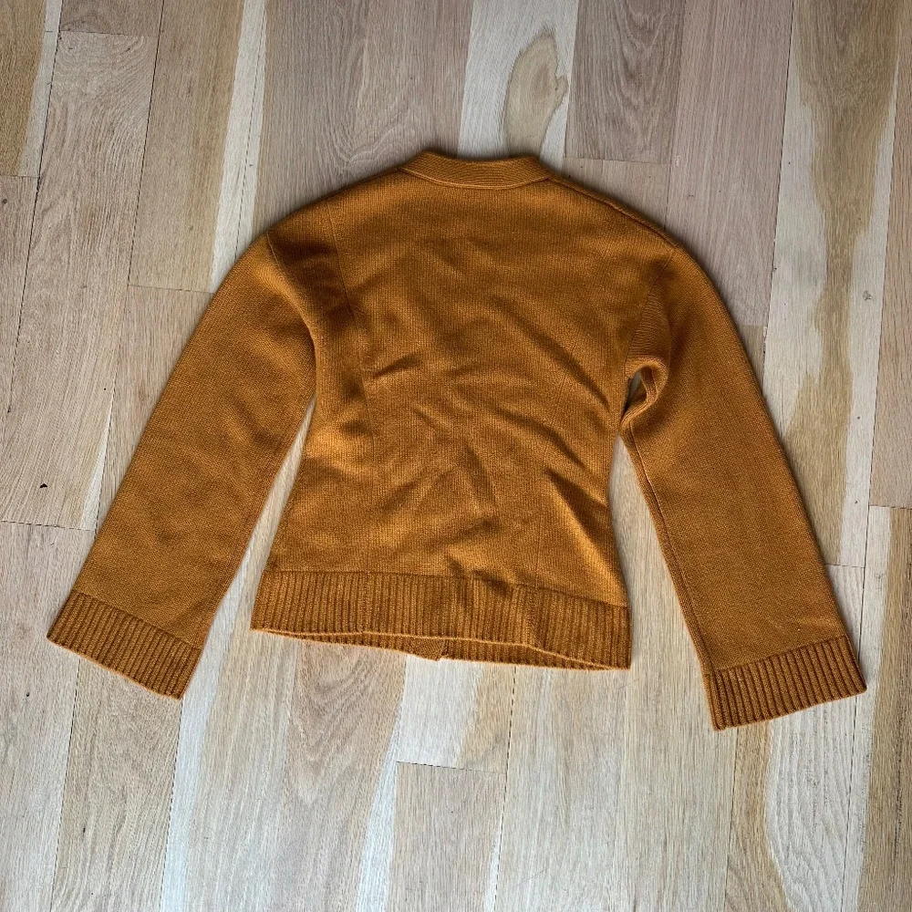 Naked Cashmere burnt yellow fitted cardigan Size Small - Picture 6 of 6